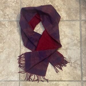 Charisma Deep Red Wool Fabric